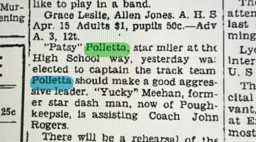 track results